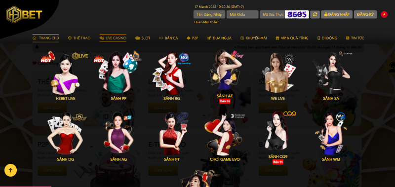 Trang chủ 31 game đổi thưởng H3bet